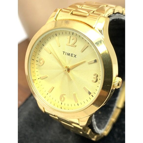 Timex Women's Watch TW2V36000 Quartz Gold Stainless Steel 32mm - Picture 12 of 13